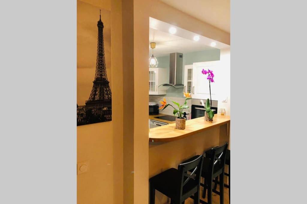 Ca Dei Figli, Charmante Maison De Ville. Bailly-Romainvilliers Bagian luar foto